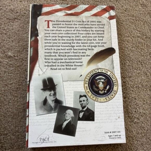 Presidential Dollars Coin Collecting Kit *Folder Only* - Picture 5 of 6